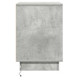 Bedside Cabinet Concrete Grey 39 x 34.5 x 50 cm Engineered wood 869616
