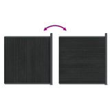 Fence Panel WPC Grey 173x186 cm 4003980