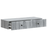 Wall-Mounted Side Table Grey Sonoma 87.5 x 34.5 x 17 cm 897991
