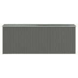 Garden Shed Light Grey 192x523x223 cm Galvanised Steel 3147442