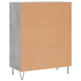 Sideboard Concrete Grey 69.5x34x90 cm Engineered Wood 827912