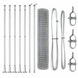 Welded Wire Fence with Concrete Base 10 x 1.4 m 3351018