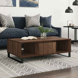 Coffee Table Brown Oak 104x60x35 cm Engineered Wood 827099