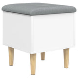 Storage Bench White 42x42x46 cm Engineered Wood 835061