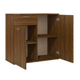 Sideboard Brown Oak 80x36x75 cm Engineered Wood 815491