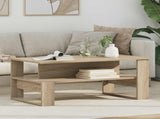 Coffee Table Sonoma Oak 90 x 50 x 40 cm Engineered Wood 8000214