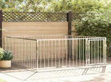 Outdoor Dog Kennel 200x200x100 cm 144489