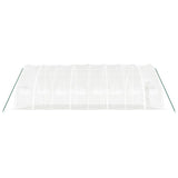 Greenhouse with Steel Frame White 48 m² 8x6x2.85 m 3188118