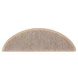 Stair Mats Self-adhesive Sisal-Look 30 pcs 56x17x3 cm Light Beige 3365868