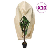 Plant Fleece Covers with Zip 10 pcs 70 g/m 3,93x3,5 m 3203582