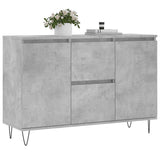 Sideboard Concrete Grey 101.5x35x70 cm Engineered Wood 827208