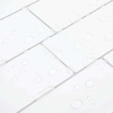 Decorative Stickers 50 pcs White Grey 29 x 21 cm 42021229