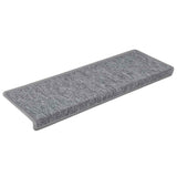 Stair Mats 30 pcs 65x21x4 cm Light Grey Rectangular Edge 3365778