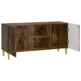 TV Cabinet Smoked Oak 102 x 34.5 x 50 cm Engineered Wood 894700