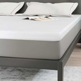 Mattress Topper White 180 x 200 x 7 cm Jaquard Fabric 4106284