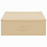 Storage Box 6 pcs Cream 90 x 48 x 15 cm Non-woven fabric 42024617