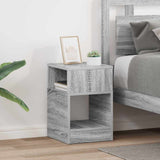 End Table 2 pcs Grey Sonoma 30.5 x 30 x 45 cm Engineered Wood 890907