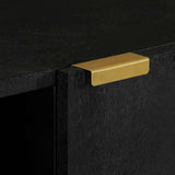 Sideboard Black 90x33x75 cm Engineered Wood 4017676