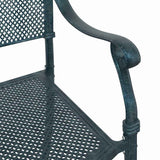Garden Chair 2 pcs Green 55 x 56.5 x 91cm Aluminium 42002381