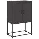 Highboard Black 68.5x38.5x107 cm Steel 846506