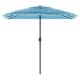 Garden Parasol with Steel Pole Blue 248x248x248 cm 4005090