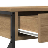 Console Table with Drawer Artisan oak 75 x 28 x 75 cm 863536