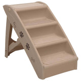 170986 Folding Dog Stairs Brown 62x40x49,5 cm