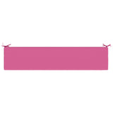 2-Piece Bench Cushions SOEST 2 pcs 100% Polyester Pink 950057