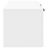 Wall-Mounted TV Cabinet High Gloss White 59.5 x 31 x 30 cm 899049