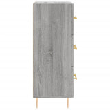 Sideboard Grey Sonoma 34.5x34x90 cm Engineered Wood 828594