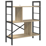 Bookshelf Sonoma Oak 75 x 30 x 91 cm Engineered Wood 883971