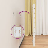 Wall Headboard White 81x3x63 cm Solid Wood Pine 824744