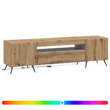 LED TV Cabinet Artisan Oak Engineered Wood 897574