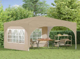 Pop-up Party Tent 290 x 290 x 245 cm Cream 42019856