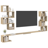 Wall-Mounted TV Shelf Sonoma Oak 180 x 15 x 94 cm 8012294