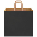 Paper Bags 250 pcs with Handles Black 32x22x28 cm 4101876