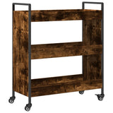 Kitchen Trolley Smoked Oak 70x30x82 cm Engineered Wood 842318