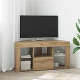 Corner LED TV Cabinet 100 x 40 x 50 cm Artisan Oak 889804