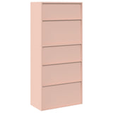 Storage Cabinet 2 pcs Pink 80 x 40 x 175 cm Steel Lockable 3438736