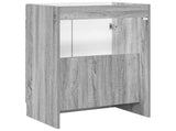 Bathroom under Sink Cabinet Grey Sonoma 78.5 x 37.5 x 81 cm 890020