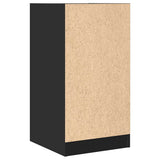 Apothecary Cabinet Black 40x41x77.5 cm Engineered Wood 855188