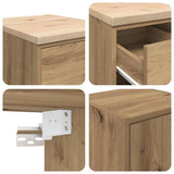 Garage Cabinets 2 pcs Artisan Oak Engineered Wood 3328340
