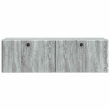 Wall-Mounted TV Cabinet 98 x 31 x 30 cm Grey Sonoma 899241