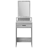 Dressing Table Grey Sonoma 50 x 41 x 140 cm Engineered Wood 865132