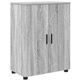 Bathroom Furniture Set with Drawer with Shelf 4 pcs Grey Sonoma 3393089