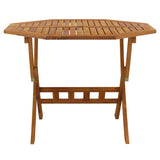 Folding Garden Table 90x75 cm Solid Wood Acacia 319672