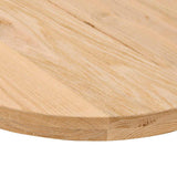 Table Top 120x60x4 cm Solid Wood Oak Oval 4009067