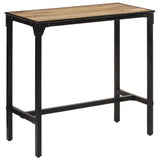 Bar Table 110x55x107 cm Solid Rough Wood Mango 358938