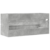 Sink Cabinet Concrete Grey 100x38.5x45 cm Engineered Wood 856251