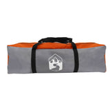 Family Tent Tunnel 8-Person Grey and Orange Waterproof 94618